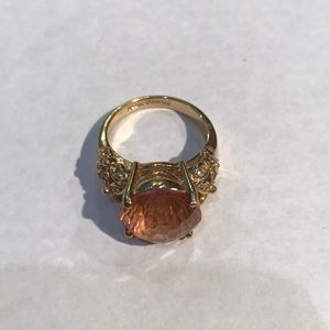 Orange/Gold Ring Size 8.